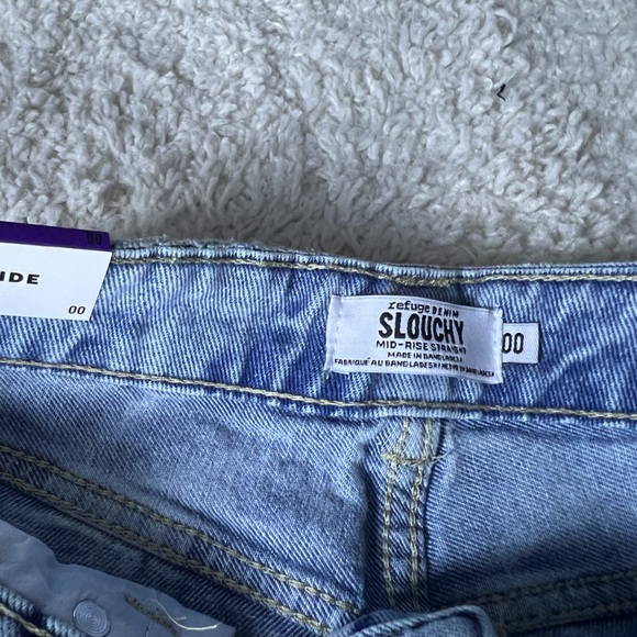 Women’s Size 00 Slouchy Mid Rise Jeans NWT - Picture 7 of 7